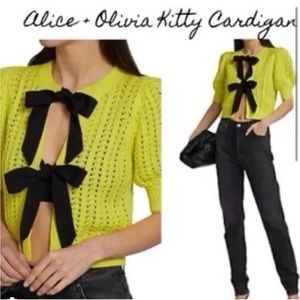 Alice + Olivia NWT! Kitty Cardigan Size M